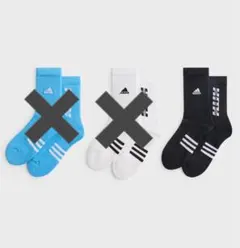 新品未使用 Kith リオネルメッシ アディダス ソックス ブラックのサムネイル