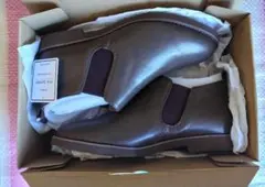 studio CLIP ブラウン サイドゴアブーツ