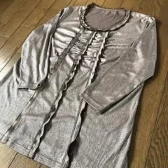 GERVEフリルカットソーTシャツ7部センソユニコなどお好きな方