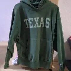 Champion Reverse Weave パーカー L 緑 テキサス