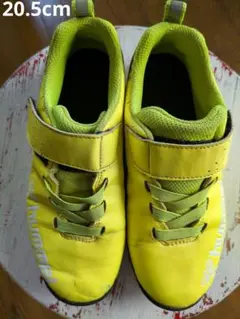 匿名発送 hummel イエロー スニーカー ヒュンメル 20.5cm　男女兼用