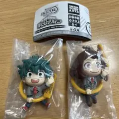 ヒロアカ　こんにち輪　デク、お茶子セット