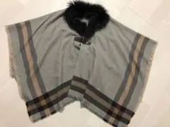 23区　ポンチョ　ストール