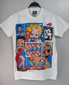 訳あり　Betty Boop Tシャツ ビッグプリント　Mサイズ