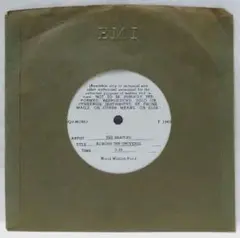 ビートルズ アクロス ザ ユニバース♣BEATLESモノラルテスト試供復刻盤
