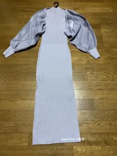 snidel 新品未使用　ニットワンピ　シャツドッキング　ラベンダー