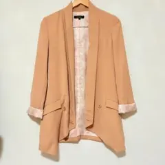 rienda ピンクベージュ テーラードジャケット M
