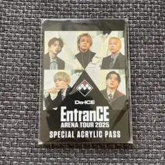 銀テ付き Da-iCE アクリル製プレートパス 10/7