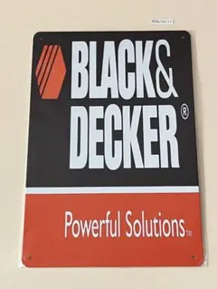 BLACK&DECKER ブラックアンドデッカー ブリキ看板