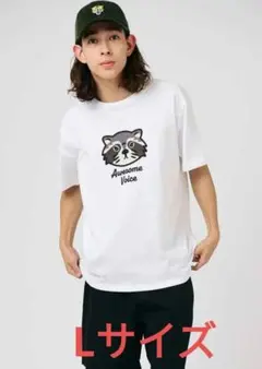 新品未使用！グラニフ アライグマ raccoon Tシャツ メンズ XLサイズのサムネイル