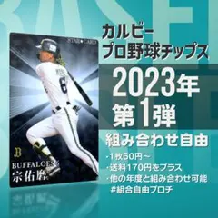 組み合わせ自由　1枚30円〜　カルビー　プロ野球チップス　2023年　第1弾