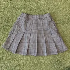 レピピアルマリオ　チェック柄プリーツスカート Mサイズ