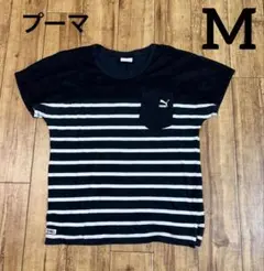 PUMA M ストライプ 半袖Tシャツ