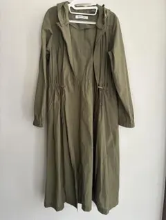 NATURAL BEAUTY BASIC フード付きロングスプリングコート