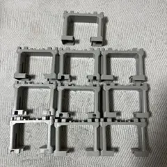 プラレール レール接続部品高架橋グレー １０個セット