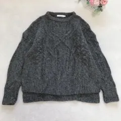 アメリカンホリック 長袖ニット レディース トップス セーター カジュアル 無地