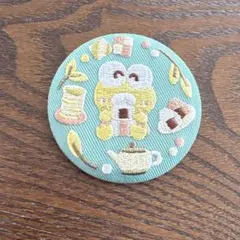 けろけろけろっぴ 刺繍缶バッジ