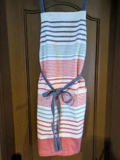 ストライプデザインエプロン