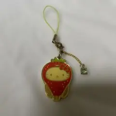 헤세이 레트로 헬로 키티 산리오 なめこ ストラップ キーホルダー