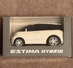 TOYOTA★ESTIMA HYBRID★エスティマプルバックミニカー ホワイトのサムネイル