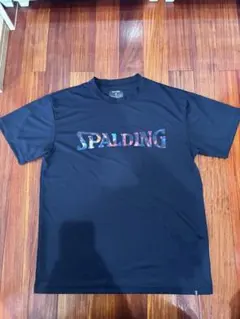 SPALDING 半袖Tシャツ ブラック XLサイズ　スポルティングのサムネイル