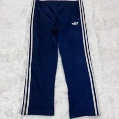古着 adidas アディダス トラックパンツ ネイビー ファイヤーバード