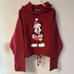ザラ ミッキー サンタ パーカー トレーナー クリスマス
