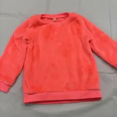 85フリースジャケット 蛍光ピンク 100サイズ