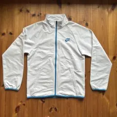 ナイキ　NIKE メンズ　ホワイト トライアングル柄 ジップアップジャケット