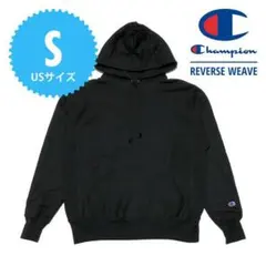 新品S★CHAMPION USモデル リバースウィーブ パーカー ブラック