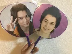 【値下げ中】嵐 松本潤 松潤 ミニ うちわセット