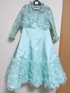 キッズドレス、子供用、9歳、130-140カラー：ペパーミント