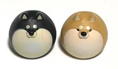 犬のソフビマスコット 2個セット
