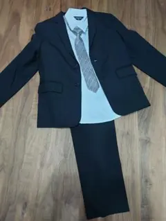 COMME CA ISM ブラックスーツ 130A