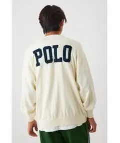 POLO BCS ニットカーディガン／ロデオクラウンズ ワイドボウル アイボリー