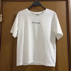 Amista ロゴプリント Tシャツ 半袖 ホワイト