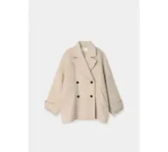 louren 完売品 shaggy half coat ベージュ　コート louren shaggy half coat ベージュ コート - メルカリ