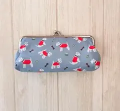 キャスキッドソン　ハンドメイド　スタンリー　犬柄　メガネケース　中綿入り