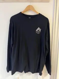 アビレックス　AVIREX ブラック　黒　メンズ　長袖　カットソー　L