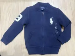 ラルフローレン　Polo キッズ　ネイビー ジップアップ　カーディガン