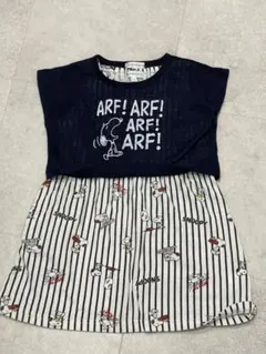 3カン4オン スヌーピーワンピース 110