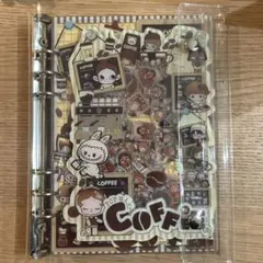 アクリル　シャカシャカノート　シール帳　透明カバー付き　A5