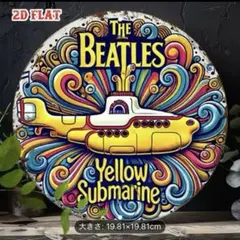 ビートルズ イエロー　サブマリン Yellow Submarine ブリキ　看板
