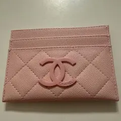 ピンク キルティング カードケース