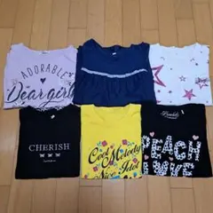 【140】女の子夏物トップス6点