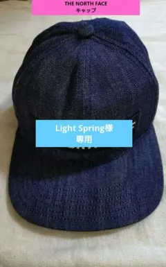 ★中古品★THE NORTH FACE デニム キャップ