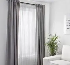 IKEA LILL イケア リル ネットカーテン 1組 2枚 新品未開封