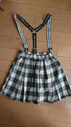 ピンクラテ チェックスカート 160