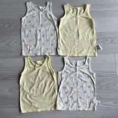 ユニクロ　メッシュタンクトップ肌着　４点まとめ売り　90cm