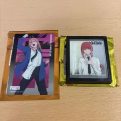 チェンソーマン　フレームマグネットミラー、マキマ、メタルカード、パワー